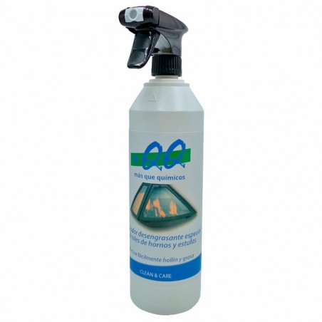 Degreaser glass cleaner for ovens and stoves